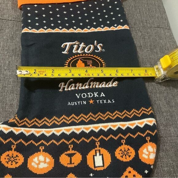 NWOT Tito's Vodka Holiday Stocking - Picture 3 of 4